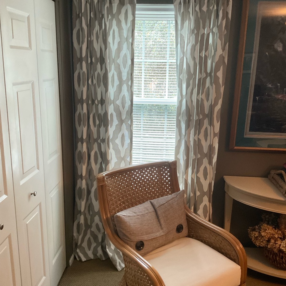 Project 62 Gray and White Patterned Curtains